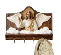 Wall Mounted Key Rack with Jesus Design in 2D