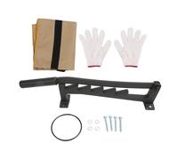 Wall Mounted Kindling Splitter Portable Metal Manual Log Cutter Tool for Indoor Outdoor with Gloves Firewood Bag