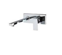 Wall-Mounted Kitchen & Bath Faucet Chrome Black Waterfall Mixer Tap Hot & Cold Bathroom Sink & Bathtub Faucet Modern Stylish Design & Easy to Install.