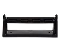 WALL MOUNTED KITCHEN ROLL RACK HOLDER DISPENSER PLASTIC - BLACK