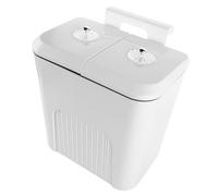 Wall Mounted Kitchen Trash Can Dual Compartment Lid Hanging Bathroom Garbage Bin for Dry Wet Separation Food Waste
