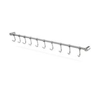 Wall-Mounted Kitchen Utensil Holder with 10 Sliding Hooks - Space-Saving Mestoli da Cucina for nized Cooking Tools and Easy Access