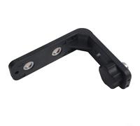 Wall Mounted L Bracket for 5/8 1/4 Thread Interface Black(5/8) | Adjustable design, fits height restrictions, for versatile mounting, nail screw holes, special installation needs