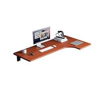 Wall Mounted L-Sd Corner Desk - Space-Saving Floating Laptop Table for Home Office, Study, Bedroom, Bathroom, or Balcony - Foldable Design for Efficient Use