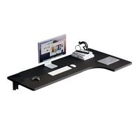 Wall Mounted L Shape Corner Desk Space Saving Floating Laptop Desk for Home Office Study Bedroom Bathroom & Balcony Modern Design Easy Installation Versatile Workspace Solution