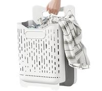 Wall Mounted Laundry Basket - Wall Mounted Laundry Basket - Waterproof Hanging Organizer, Foldable Space Saving Storage, Sorting and Collecting Facilitator, pr