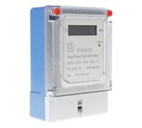 Wall Mounted LCD Electric Meter Digital KWh MeterFor Residential and Use with Clear Data Display Accurate Power Consumption Measurement