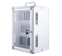 Wall Mounted le Phone Sto Cabinet Secure Safe Deposit Box for Fac Warehouse School & Students Lockable Cell Phone Case with Heat Sink for Easy Access