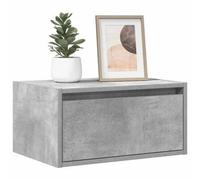 Wall Mounted LED Bedside Cabinet Floating Nightstand Side Table LED Lights Unit