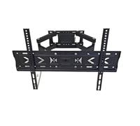 Wall-mounted LED display wall bracket with folding and telescopic adjustable height