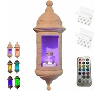 Wall Mounted LED Lamp with Nature Sounds & 16 Color Changing Modes, Remote Controlled Mood Light for Room Office Garden Decor, Gift Idea