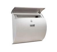 Wall-Mounted Letter Box, Rainproof Waterproof 304 Stainless Steel Mailbox for Outdoor Use, Ideal for Villa and Home