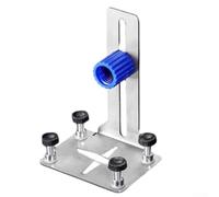 Wall-Mounted Level Bracket for Heavy-Duty Use, Thickened Stainless Steel 4.4 x 3.14 x 2.36 in, Strong Base for Metal Surfaces, Wear-Resista