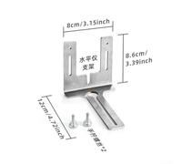 Wall Mounted Level Holder with Vertical and Horizontal Adjustable Positions for Precise Alignment Suitable for Various Projects and Tool Compatibility (B)