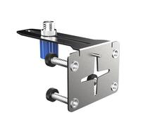 Wall Mounted Levels Bracket, Stainless Steel Support Holder, 4.65x3.15x2.36 inches Precision Adjustment Mount for Power Tools, Engineering Measurement, Home Decoration Projects