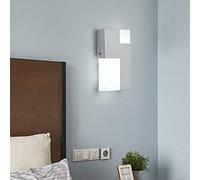 Wall Mounted Light Scandinavian Nordic Wall Light Sconce,9W Modern Acrylic Lampshade Wall Lighting Fixture, AC110-240V White/Yellow Light Indoor Wall Lantern for Corridor Balcony Bedside Hom