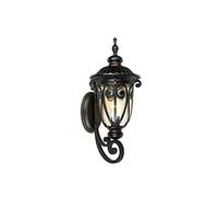 Wall Mounted Light Wall Lamp Outdoor Wall Lamp, European Balcony Aisle Patio Glass Wall Light Lantern Garden Outside Wall Spotlights with E27 Waterproof Garden Lamp Decorative Light Reading Ligh