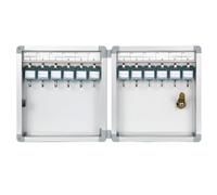 Wall-Mounted Lockable Key Storage Box - Durable Aluminum Alloy Key Organizer for Home, Office, School & Real Estate - Secure Key Management Cabinet Solution
