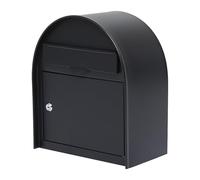 Wall Mounted Mailbox for Outside, Locking Residential Mailboxes with Key Lock, Metal Secure Hanging Dropbox for Home Office School, 13 * 7 * 15in(Black)