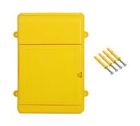 Wall Mounted Mailbox Postbox 13.5x10x2.7inch for Customer Center Lightweight Yellow, 34.5x26x7cm