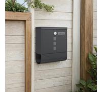 Wall-Mounted Mailbox with Lock
