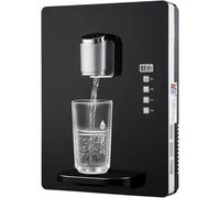 Wall-Mounted Mains Fed Unit Water Dispenser, Dual Temperature Control Intelligent Drinking Water Dispenser, With Electronic Child Lock, 330L/H Three Seconds Quick Heat for Office, Home(Black)