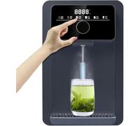 Wall-Mounted Mains Fed Unit Water Dispenser with Electronic Child Lock, Quantitative Water Intake, Dual Temperature Control Instant Hot Water Dispenser for Office,Commercial Canteens,Touch Screen+