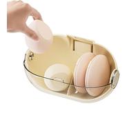 Wall Mounted Makeup Organizer,Dustproof Clear Lid Case | with Compartments Makeup Organizer - for Vanity Home Kitchen Bathroom Cosmetic Brushes Skincare Products Hair Accessories
