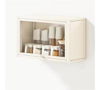 Wall-Mounted Medicine Cabinet - Metal Spice Rack & Kitchen Storage Over Toilet Storage with Flip-Up Door Perfect for Pantry & Living Room Use