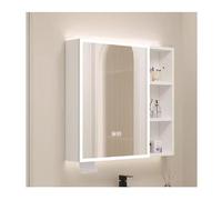 Wall-Mounted Medicine Cabinet with Mirror for Bathroom and Living Room, Storage Organizer for Hallway and Bedroom