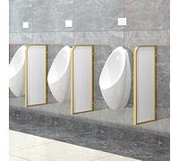 Wall-Mounted Men Urinal Privacy Screens, Urinal Screen Toilet Partition Protection Divider Room Dividers, Urinal Partition Divider Screen Cubicle Panel