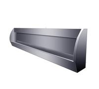 Wall Mounted Men's Adult Urinal,Commercial High Efficiency Flushing 100cm/150cm Urinal Trough Large Outdoor Water saving Toilet, 304 Stainless Steel Intelligent Sensor Toilet Splash-Proof Urinal