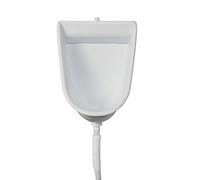 Wall Mounted Men's Plastic Urinal,bathroom Simple High Efficiency Rinse Urinals Urine Diverter，waterless Urinal Outdoor Toilet Garage Urinal，children Adult Public Toilet Urinal with Hose