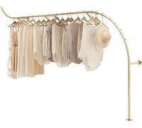 Wall Mounted Metal Clothes Rack, Pipe Coat Rack, Modern Industrial Coat Rack, Personalized Clothes Rack, Wedding Hanger for Display in Boutique Clothing Store, Approx
