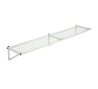 Wall Mounted Metal Floating Shelves - Garage Storage Rack Tool nizer for Basement Shed Kitchen & Pantry Heavy Duty Commercial Shelving Units White 120x220cm