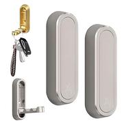 Wall-Mounted Metal Folding Hooks for Bathroom Space-Saving Design for Coats & Keys 2-Pack Silver Bathroom Wall Hooks Durable & Stylish Storage Solution