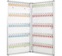 Wall Mounted Metal Key Cabinet with Lock - Key with Writable Tags for Home & Office Storage Secure Key Holder for Easy Access and ion