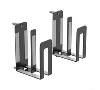 Wall Mounted Metal Shelf for Tablet Keyboard Electronics - Sturdy Black Floating Rack 14.5x9.5cm