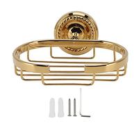 Wall Mounted Metal Soap Holder Soap Dish Sponge Holder Antique Soap Basket for Bathroom Shower Kitchen Screw Installation Gold Copper Stainless Steel