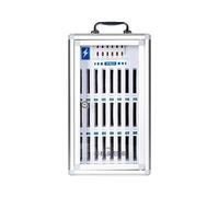 Wall-Mounted Mobile Charging Cabinet with USB Interface Lockable Portable Cell Phone Locker 48 Slots Secure Handle Ideal for Offices Schools and Public Spaces