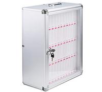 Wall Mounted Mobile Phone Locker with Security Lock - 60 Position Storage Cabinet for Restaurants Secure Phone Storage Box Perfect for Employee Use and Visitor Management