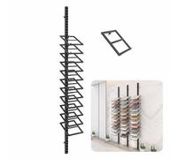 Wall-Mounted Multi-Layer Tile Display Rack for Retail & Trade Shows - Space-Saving Marble Slab Organizer Shelf, Perfect for Wall Covering Samples & Bulk Displays