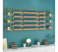 Wall Mounted Nail Polish Shelf Set Multi Purpose Makeup Organizer for Salons & Retail Stores Floating Shelves for Cosmetics Essential Oils Tattoo Ink and More