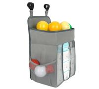 Wall Mounted Nappy Organizer - Hanging Diaper Storage Caddy, Hangable Space Saving Nursery Pocket Bag | Portable Crib Playpen Changing Station Bathroom Closet Dorm Room Shower Present