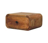 Avora Mini Wall-Mounted Oak-ish 1 Drawer Nightstand