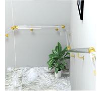 Wall Mounted Non-Slip Acrylic Crystal Balustrade Support Kit, Safety for Elderly Children(150cm)