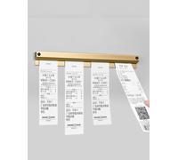 Wall Mounted Order Grabber Bill Holder, Adhesive Aluminum Takeaway Ticket Rail For Catering And Family Use, 1pcs(L 120 cm/47.2in)