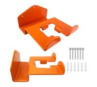 Wall Mounted Organizer: 2 Piece Lawn Mower Hanger, Durable Steel Shelf, Space Saving Solution, Heavy Duty Storage Hook | Uti Garage Stand