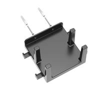 Wall Mounted Organizer Laptop Tablet Cable Storage Management Bracket for Wifi Modem Double Slot Side Hook