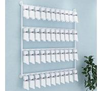 Wall-Mounted Organizer with Hooks for Socks, Jewelry and Hats - Space-Saving Home Display Rack for Clutter-Free Storage